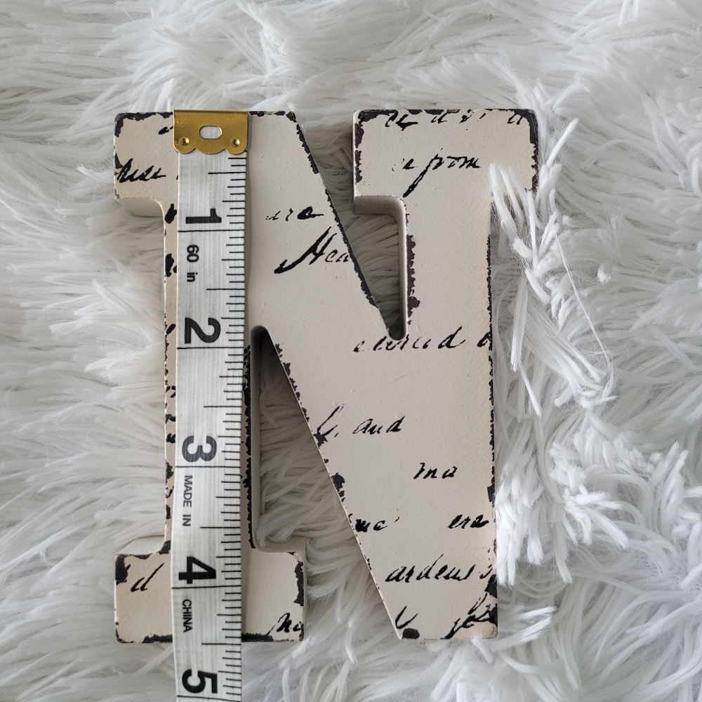 Antique Style "N" with Script - Picture 8 of 9